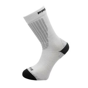 PROGRESS INLINE SOX ponožky 35-38 bílá/šedá