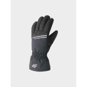 4F Chlapecké zimní rukavice, anthracite, S