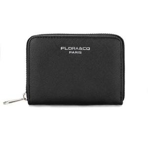 FLORA & CO Dámská peněženka K6015 noir