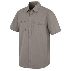 Husky Pánská košile s krátkým rukávem Grimy M šedá XL