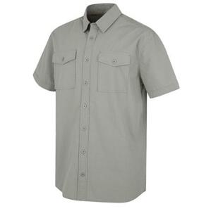 Husky Pánská košile s krátkým rukávem Grimy M sv. šedá XL