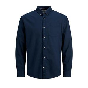 Jack&Jones Pánská košile JJEOXFORD Slim Fit 12182486 Navy blazer XL