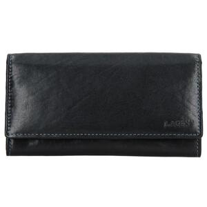 Lagen Dámská kožená peněženka v-40/t Black