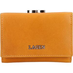 Lagen Dámská kožená peněženka LG-2131 YELLOW