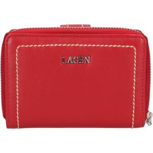 Lagen Dámská kožená peněženka 160823 RED