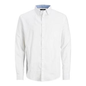 Jack&Jones Pánská košile JPRBLABELFAST Comfort Fit 12239027 White M