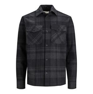 Jack&Jones Pánská košile JPRROY Comfort Fit 12241533 dark grey melange XL