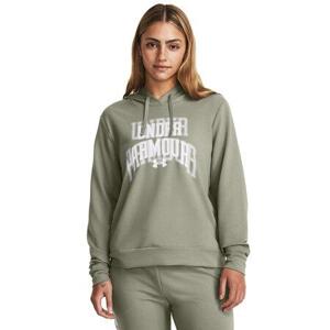 Under Armour Dámská mikina Rival Terry Graphic Hdy grove green M