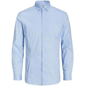 Jack&Jones Pánská košile JJPRPARMA Slim Fit 12097662 Cashmere Blue XL