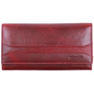 Lagen Dámská kožená peněženka W-2025/T Red