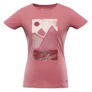 Alpine Pro triko dámské krátké GARIMA růžové S