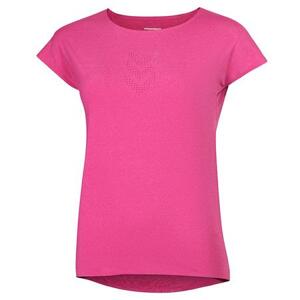 PROGRESS TECHNICA dámské sportovní tričko S višňový melír
