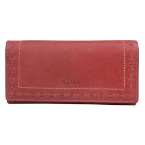 SEGALI Dámská kožená peněženka 7052 red