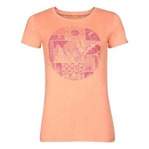 ALPINE PRO Dámské triko z organické bavlny ECCA peach pink varianta pb L