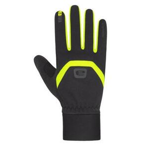 Etape – rukavice PEAK 2.0 WS+, černá/žlutá fluo L