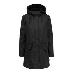 ONLY Dámský kabát ONLSALLY RAINCOAT 15206116 Black BLACK TEDDY S