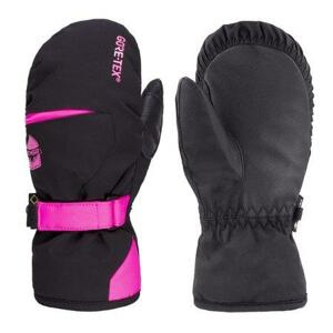 Eska Dětské lyžařské rukavice Number One GTX Mitt black|pink XL