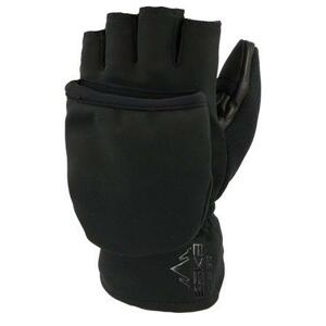 Eska Multifunkční zimní rukavice Mitten Cap, Černá, 8