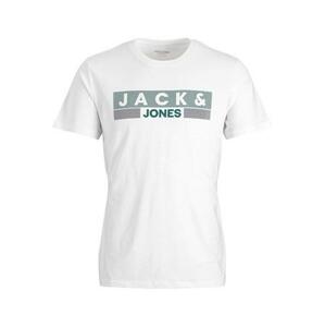Jack&Jones Pánské triko JJECORP Slim Fit 12151955 Bright White Play 4 L