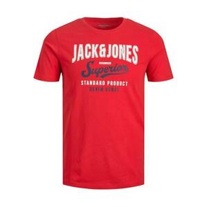 Jack&Jones Pánské triko JJELOGO Regular Fit 12220500 True Red M
