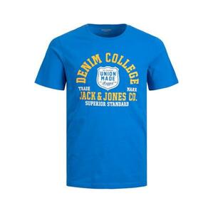 Jack&Jones Pánské triko JJELOGO Regular Fit 12220500 French Blue L