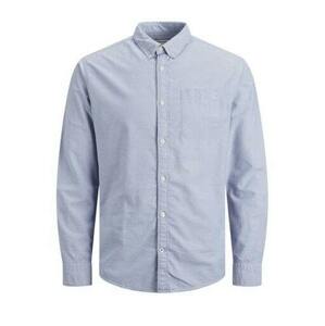 Jack&Jones Pánská košile JJEOXFORD Slim Fit 12182486 Cashmere Blue S
