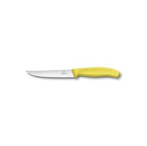Victorinox Steak nůž vlnkované ostří, 12 cm, žlutý