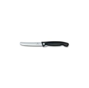 Victorinox Skládací svačinový nůž Swiss Classic, černý, rovné ostří