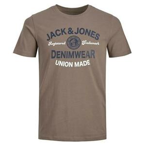 Jack&Jones Pánské triko JJELOGO Regular Fit 12220500 Falcon S