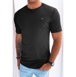 Dstreet Pánské basic černé tričko RX5235 XXL, Černá
