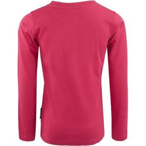 Alpine Pro triko dětské dlouhé OLERO růžové 152/158