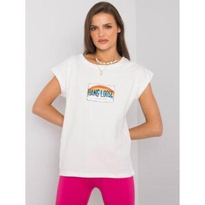Fashionhunters Dámské bavlněné tričko ONE SIZE vyrobené z bavlny, JEDNA, VELIKOST