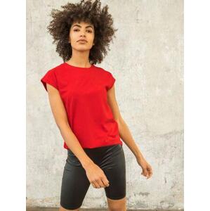 Fashionhunters FOR FITNESS XL dámské tričko červené barvy