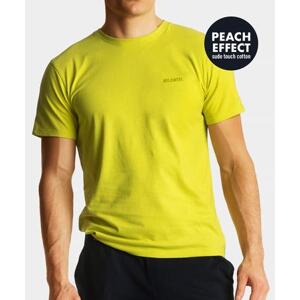 Atlantic Pánské tričko s krátkým rukávem - žluté Velikost: M, Zelená