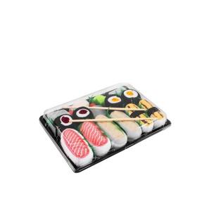Kesi Sushi ponožky Duhové ponožky 5 párů: Máslová ryba Tamago Losos Maki 41-46, Vícebarevná