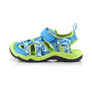 ALPINE PRO Dětské outdoorové sandály GROBO neon atomic blue 29, Modrá