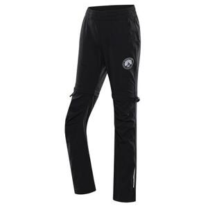 ALPINE PRO Dětské kalhoty s odepinatelnými nohavicemi NESCO black 104-110, 104/110