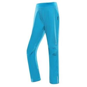 ALPINE PRO Dětské softshellové kalhoty SMOOTO neon atomic blue 104-110, 104/110