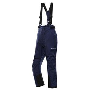 ALPINE PRO Dětské lyžařské kalhoty s membránou ptx LERMONO new navy 140-146, 140/146