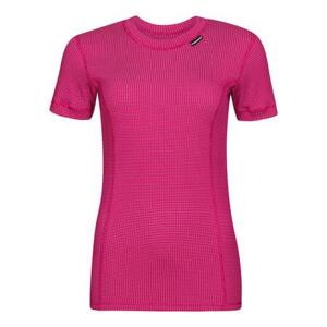 PROGRESS MS NKRZ ladies baselayer short sleeve T-shirt XL vínová/růžová