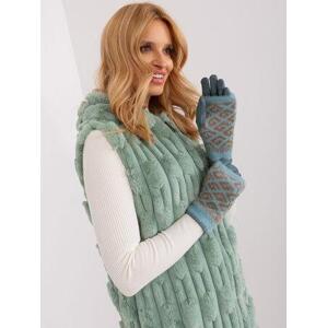 Fashionhunters Tmavě hnědé zimní rukavice na smartphone Velikost: S/M