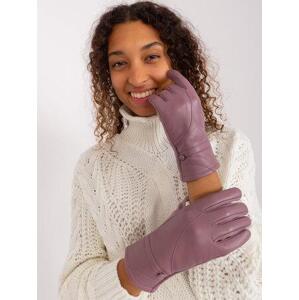 Fashionhunters Fialové elegantní dotykové rukavice Velikost: S/M