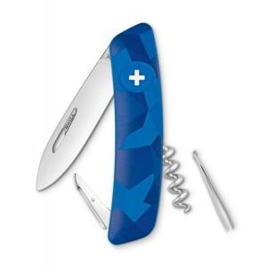 Swiza kapesní nůž D01 Standard Camo Livor blue, Modrá