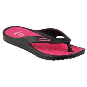 Loap boty dámské FERA žabky černo/růžové 37