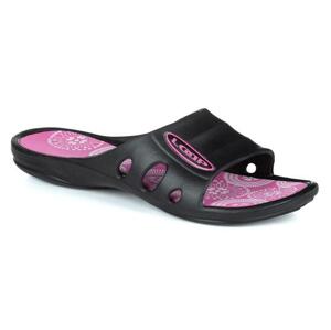 Loap boty dámské BIRDE žabky černo/růžové 36