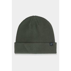 Kesi Pánská zimní čepice 4F Khaki Velikost: M - délka 8.Šířka 8 cm 5,6 cm, Odstíny, zelené