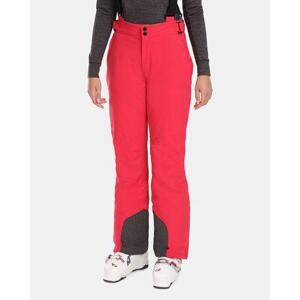 Kilpi Dámské lyžařské kalhoty ELARE-W Růžová Velikost: 38 Short, PNK