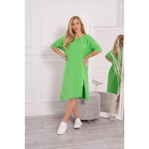 Kesi Oversize šaty světle zelené UNI, zelená, Univerzální