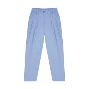 MOODO Viskózové kalhoty s vysokým pasem - xl, Modrá