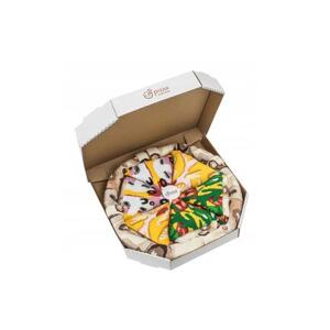 Kesi Rainbow Socks Pizza 4 páry Italská havajská Capricciosa 36-40, Vícebarevná